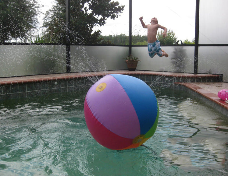 Pelota Inflable Lanza Agua Chorros Verano